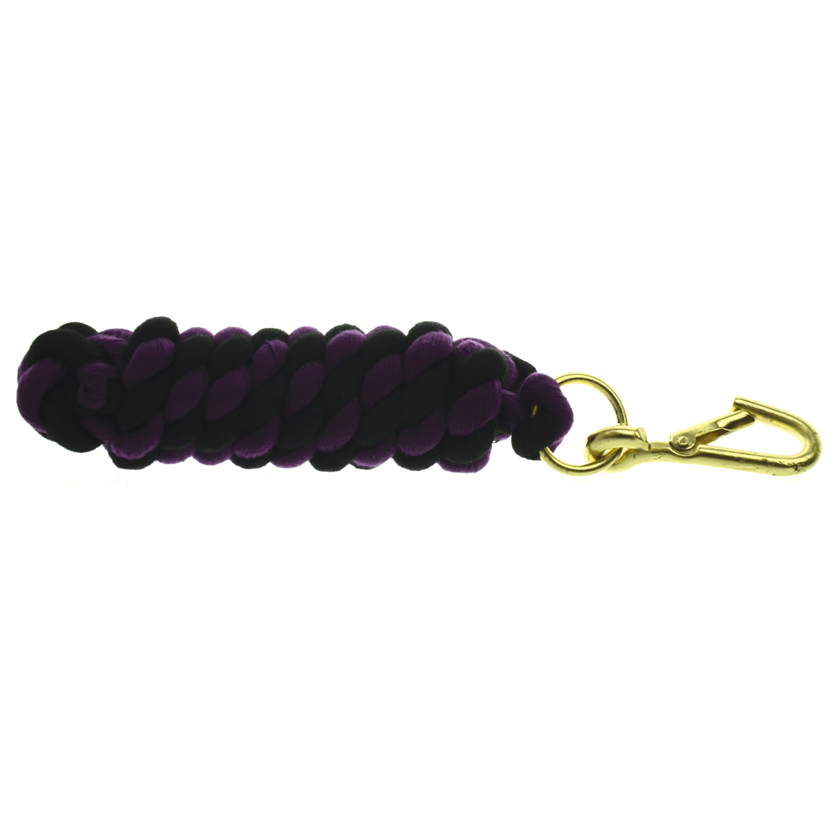 Hy Equestrian Two Tone Twisted Lead Rope Purple/Black