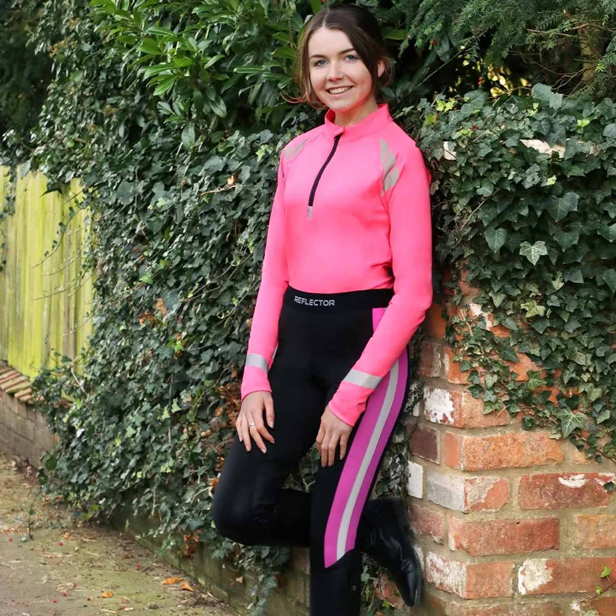 Reflector Base Layer by Hy Equestrian Pink