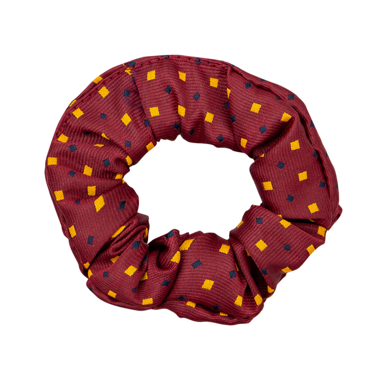 Supreme Products Show Scrunchie - Burgundy/Gold