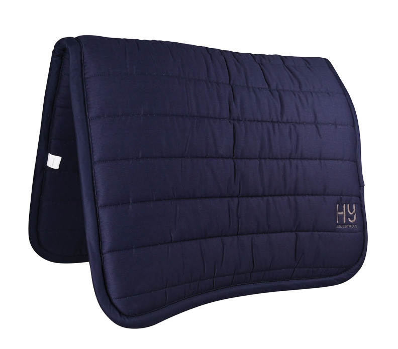 Hy Equestrian Reversible Comfort Pad Navy Blue