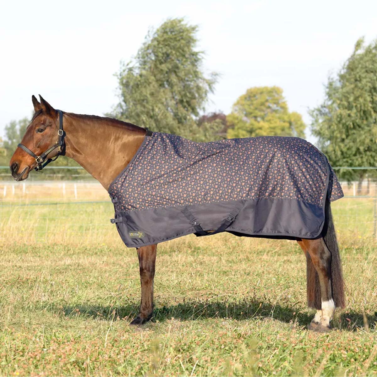 StormX Original Country 100 Turnout Rug Navy Blue 