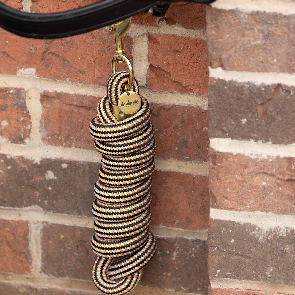 Supreme Products Lead Rope - Black/White/Gold