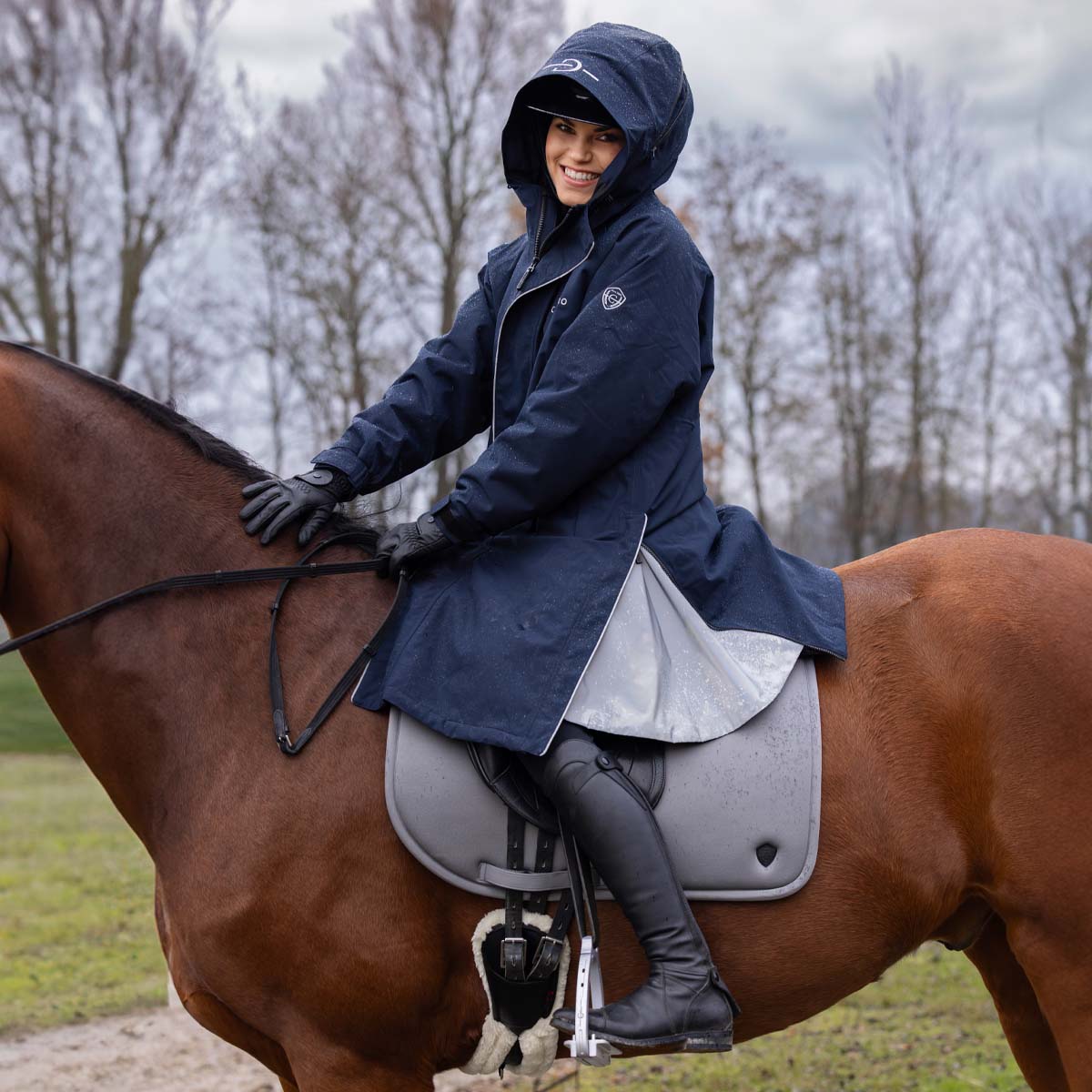 Covalliero Arctic Coat Dark Navy