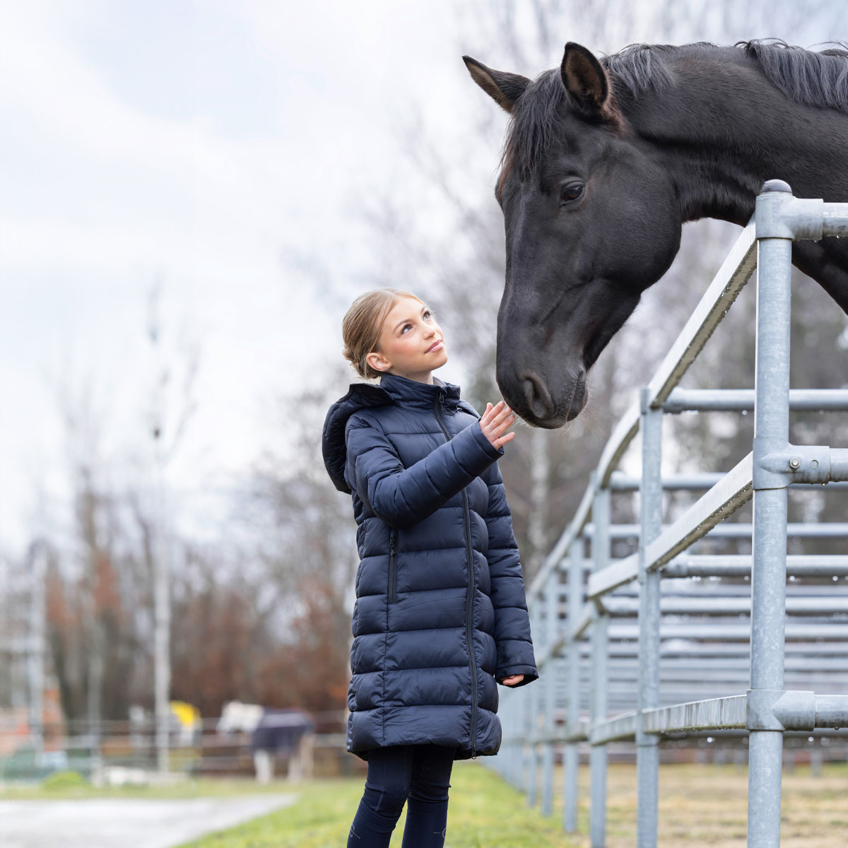 Covalliero Childs Winter Coat Dark Navy
