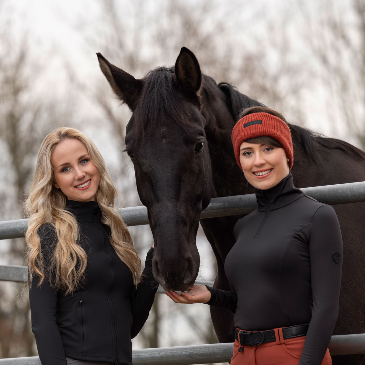 Covalliero Headband Rust 