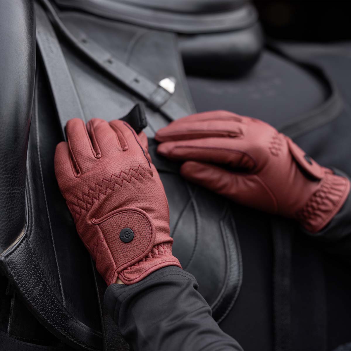Covalliero Riding Gloves Rust