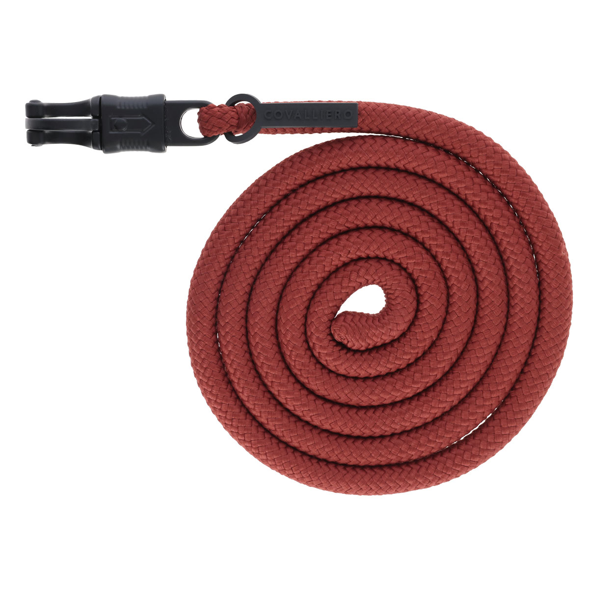 Covalliero Lead Rope with Panic Hook Rust 