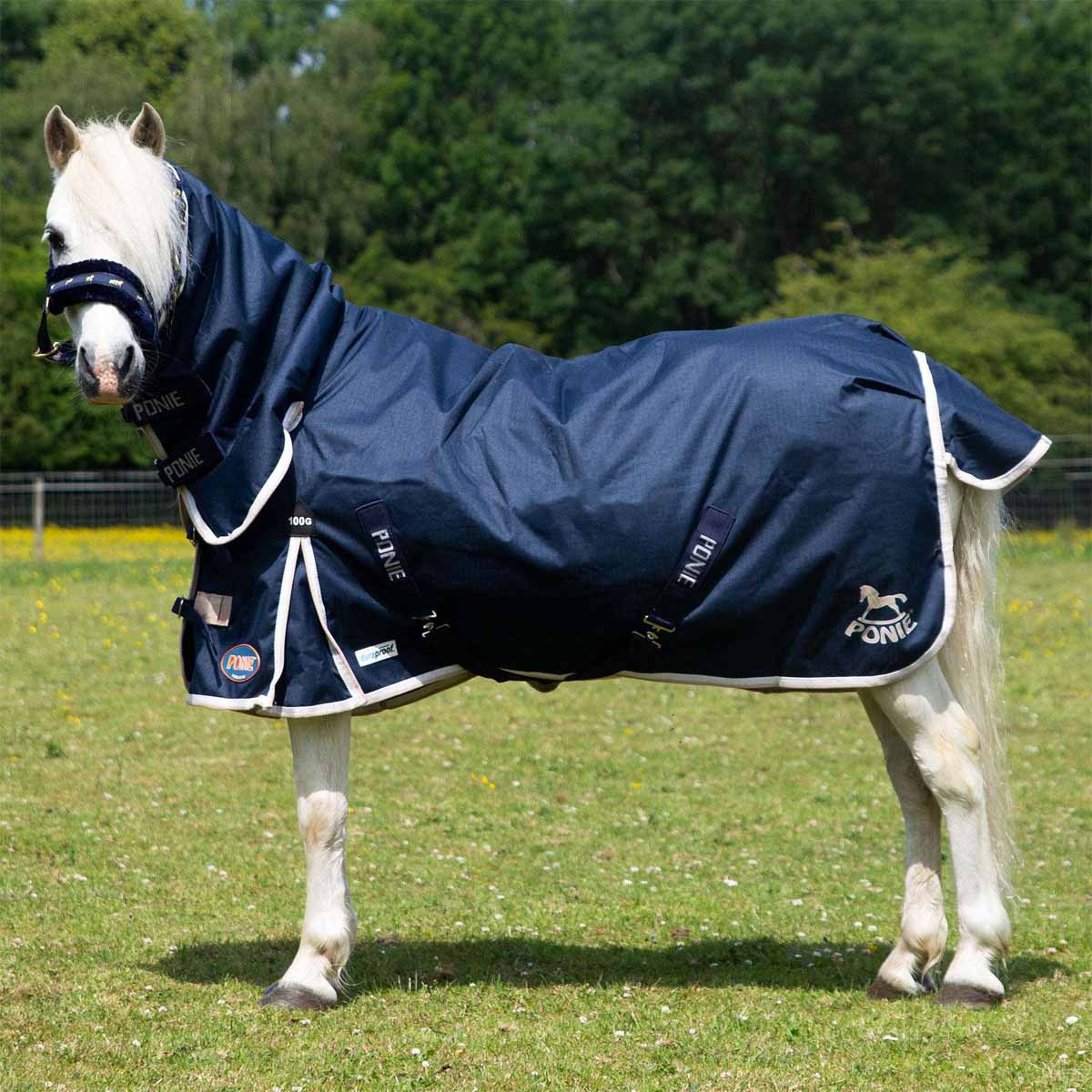 Gallop PONIE 100 Duraproof Combo Turnout Navy Blue