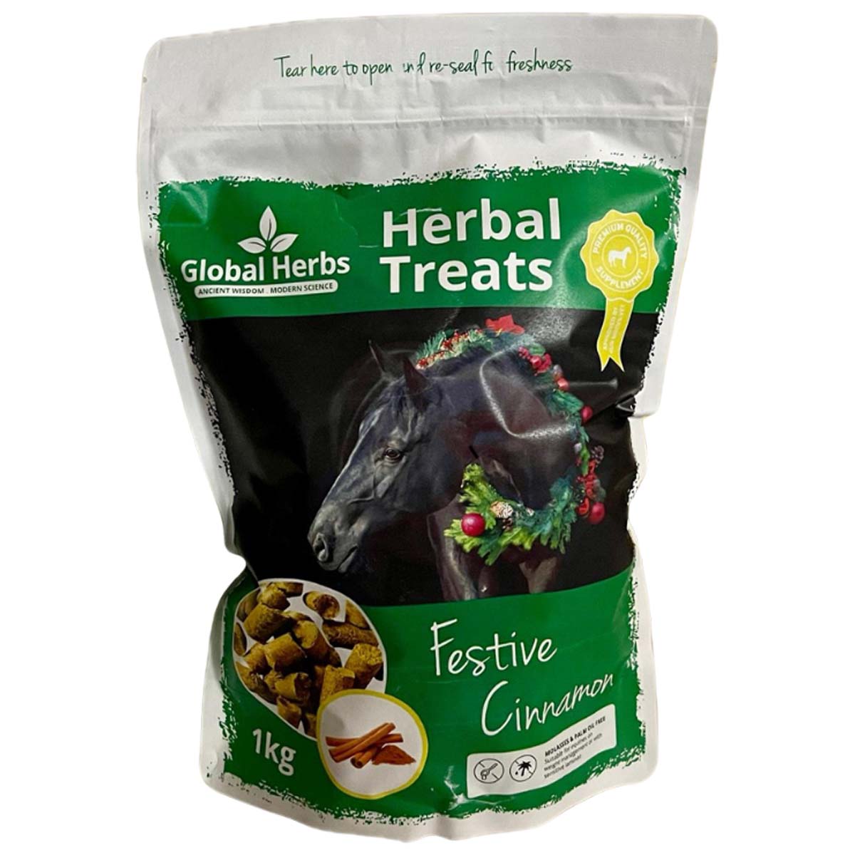 Global Herbs Festive Cinnamon Herbal Treat Size 1 KG