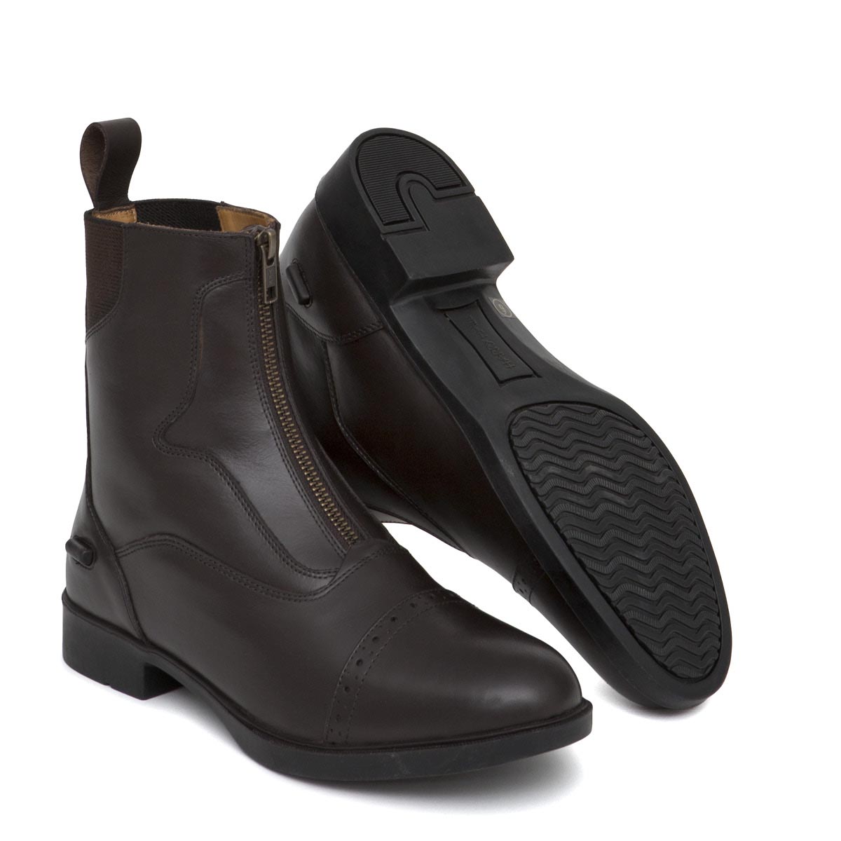 Harry Hall Harrow Zip Jodhpur Boots Brown