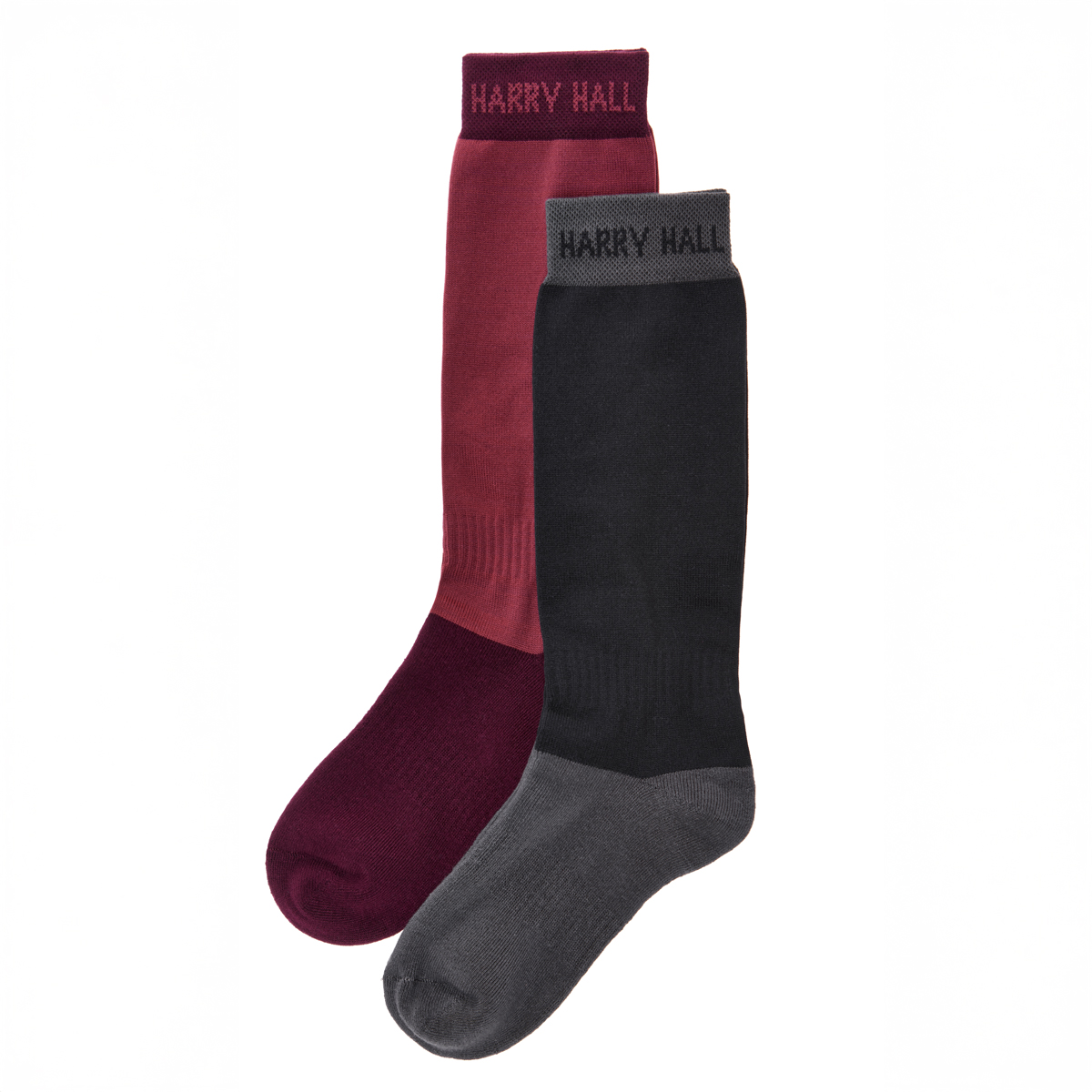 Harry Hall Womens Riding Socks (Pack of 2) Multi Colours