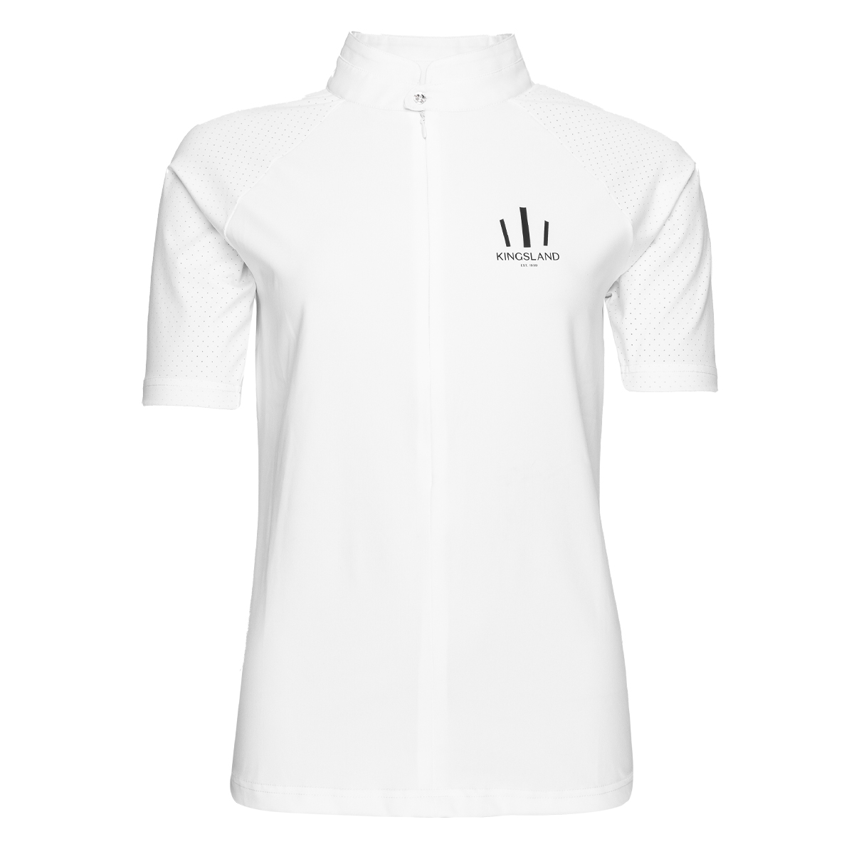 KLJannie Ladies Show Shirt White