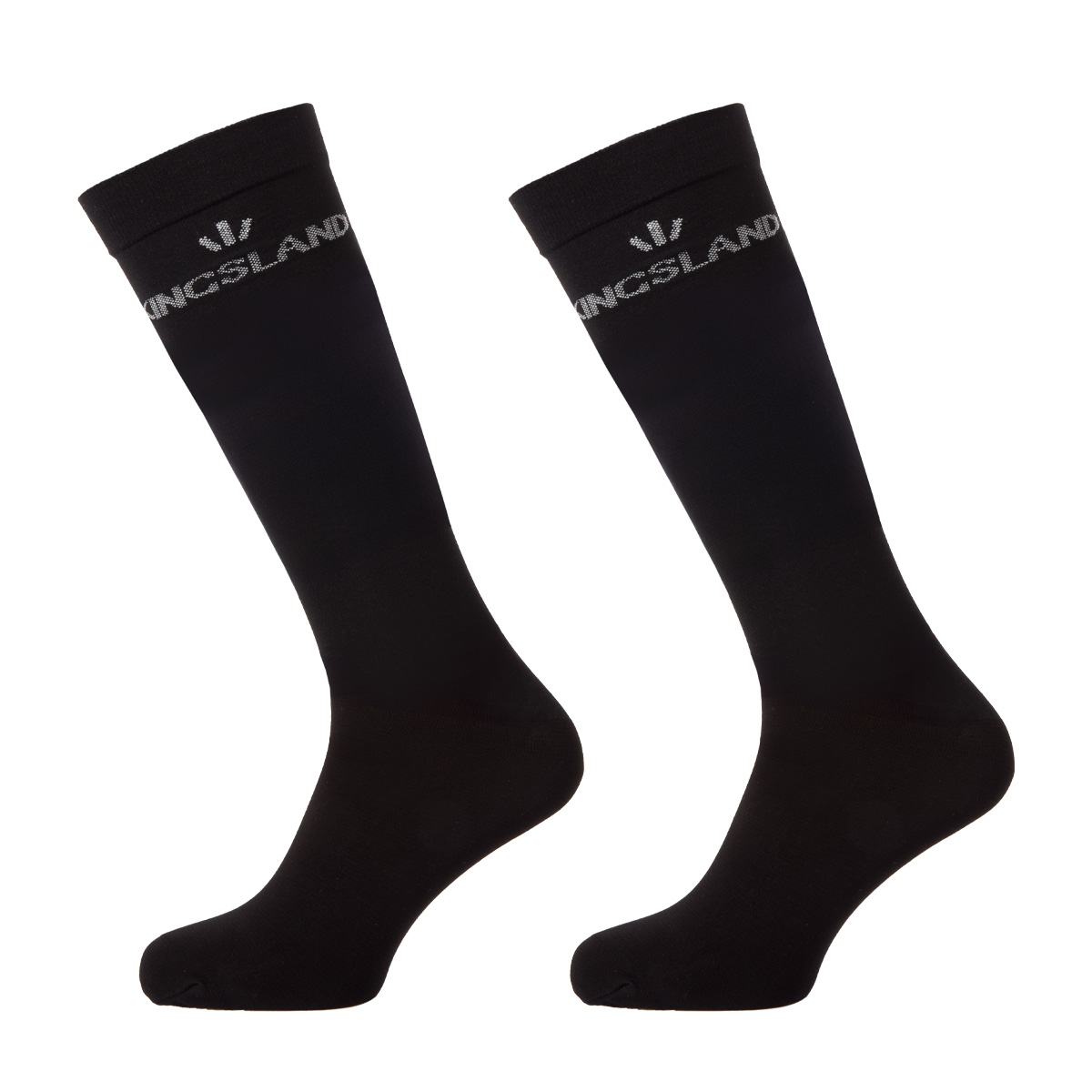 Kingsland KLMona Dressage Show Socks 2-Pack Black 