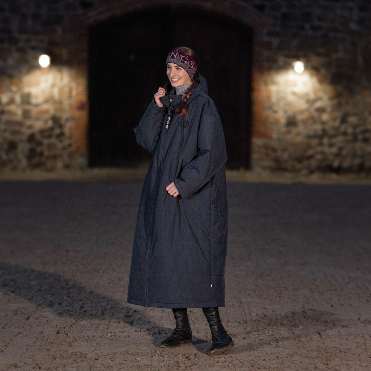 Kingsland KLMarley Unisex Overcoat Navy Blue 