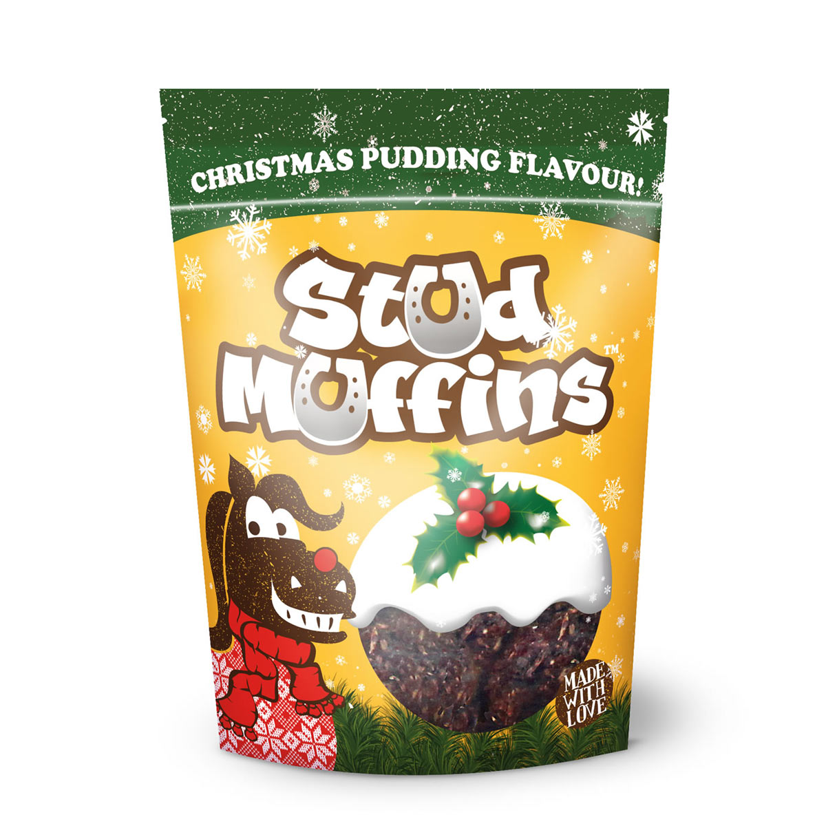 Stud Muffin Christmas Pudding Treat Pack for horses (400g)