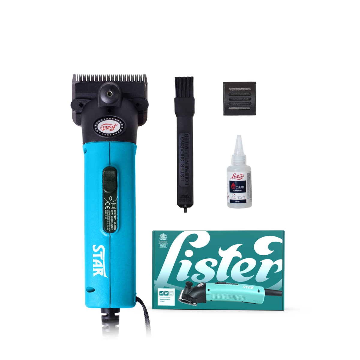 Lister Star Clipper Kit Turquoise