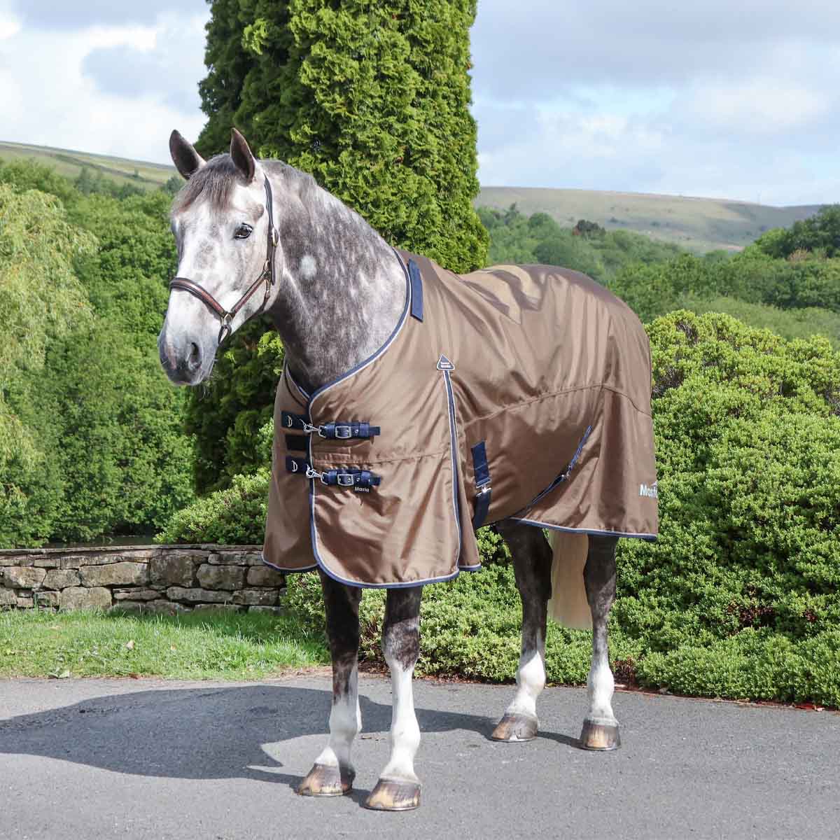 Turnoutmasta 150g Mediumweight Standard Neck Turnout Rug Mocca