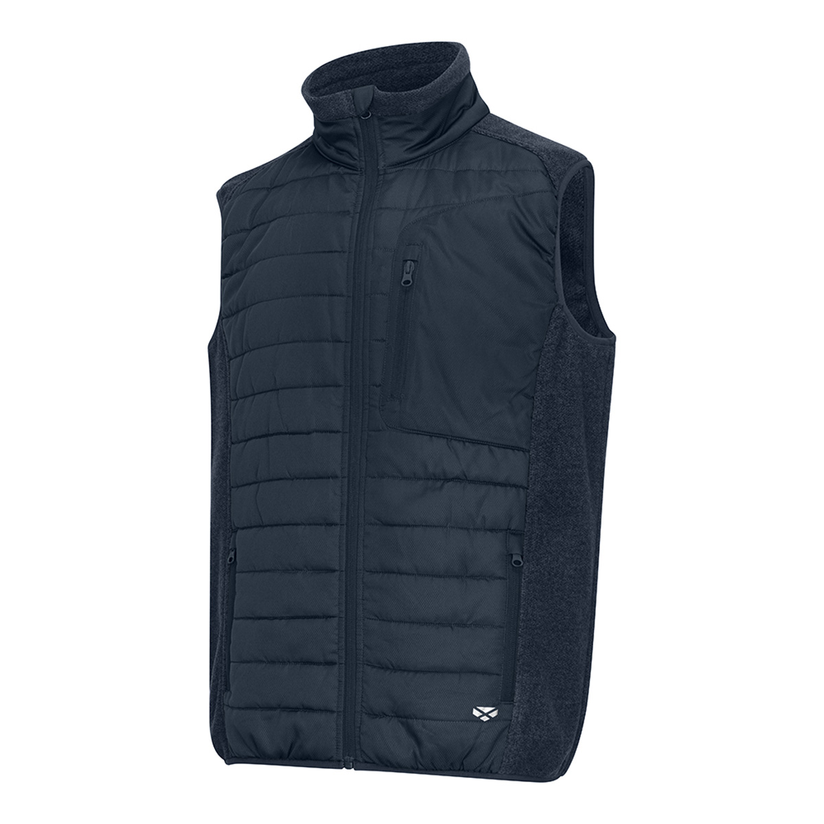 Hoggs Of Fife Melville Hybrid Gilet Navy Blue