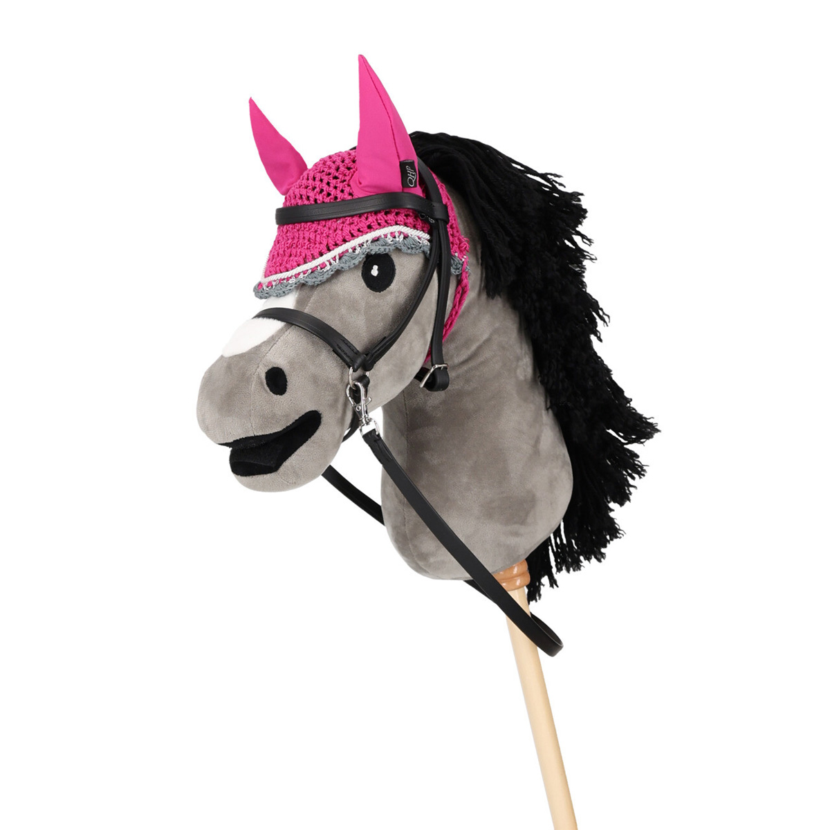 QHP Hobby Horse fly veil Fuchsia 