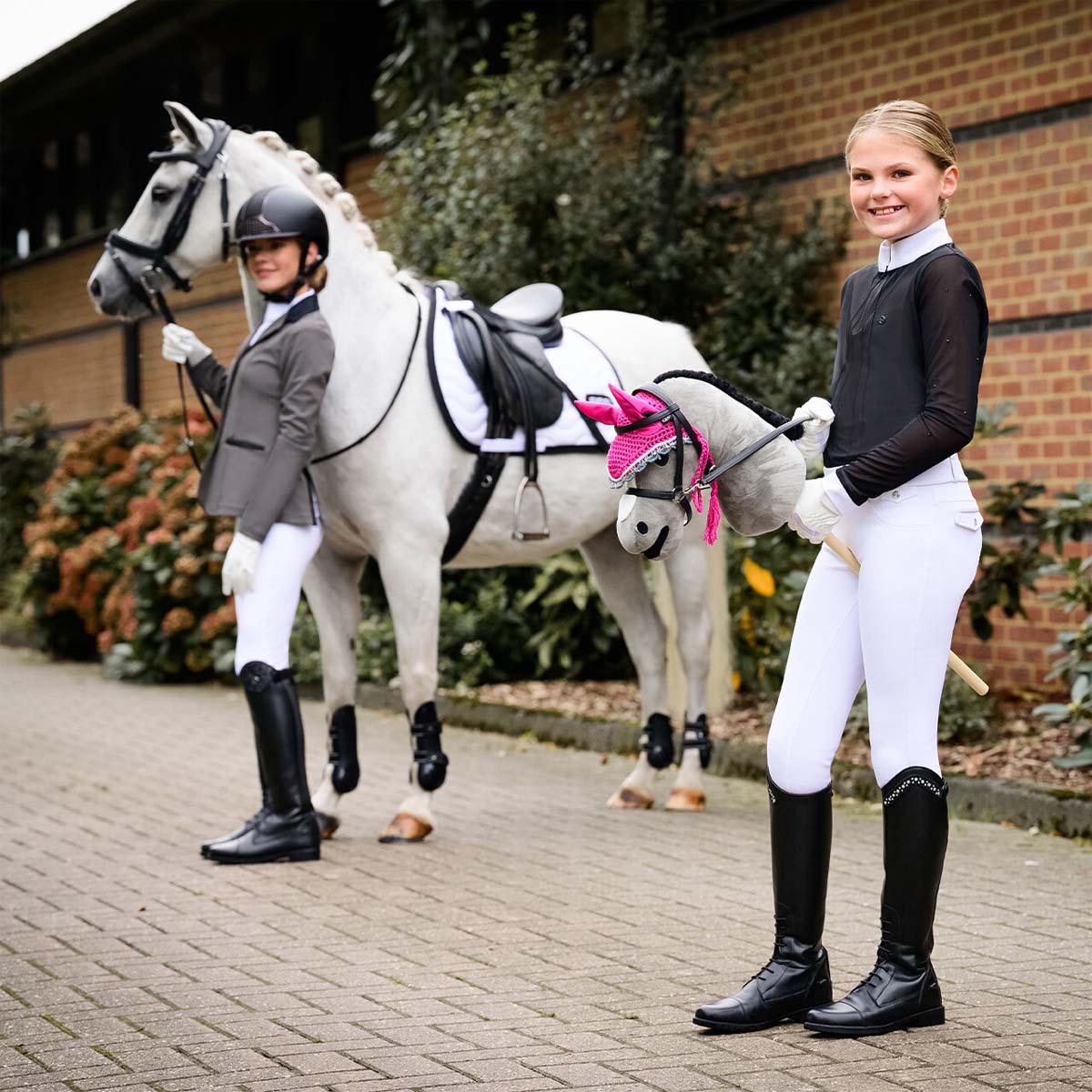 QHP Hobby Horse Grey 