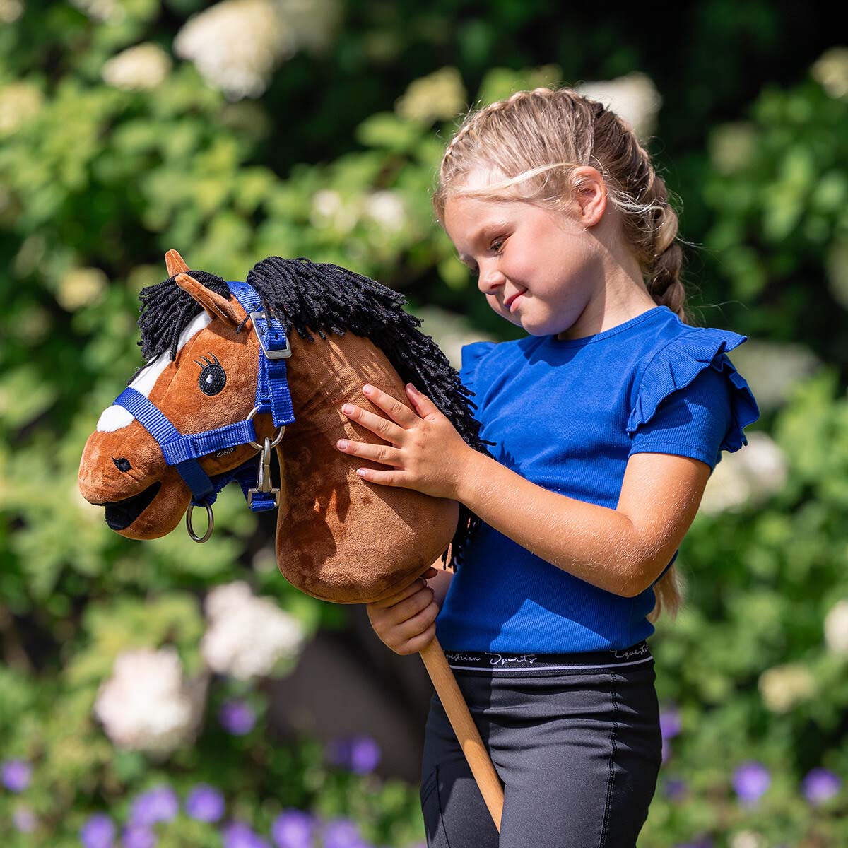 QHP Hobby Horse Headcollar set Cobalt 