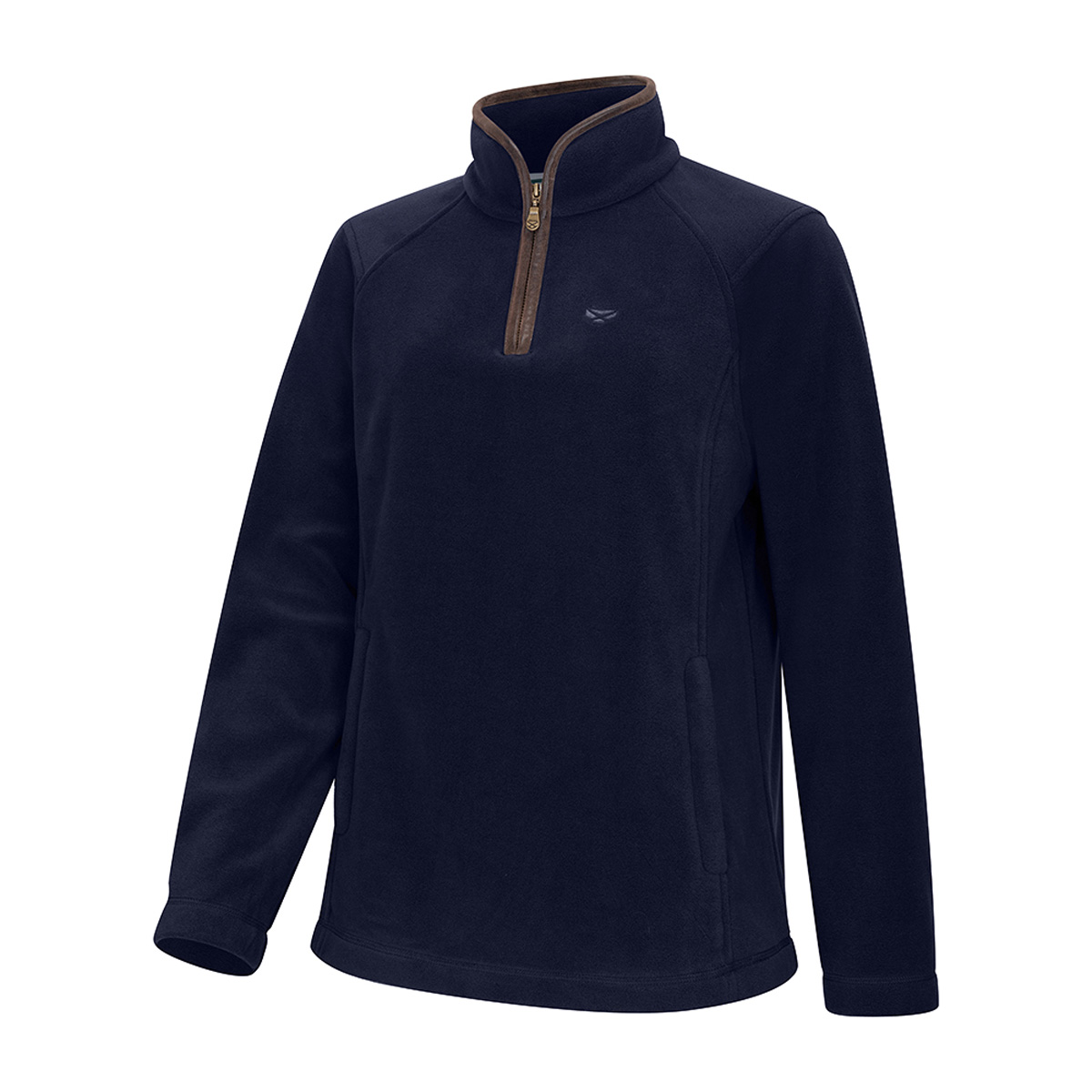 Hoggs Of Fife Stenton Ladies 1/4 Zip Fleece Navy Blue