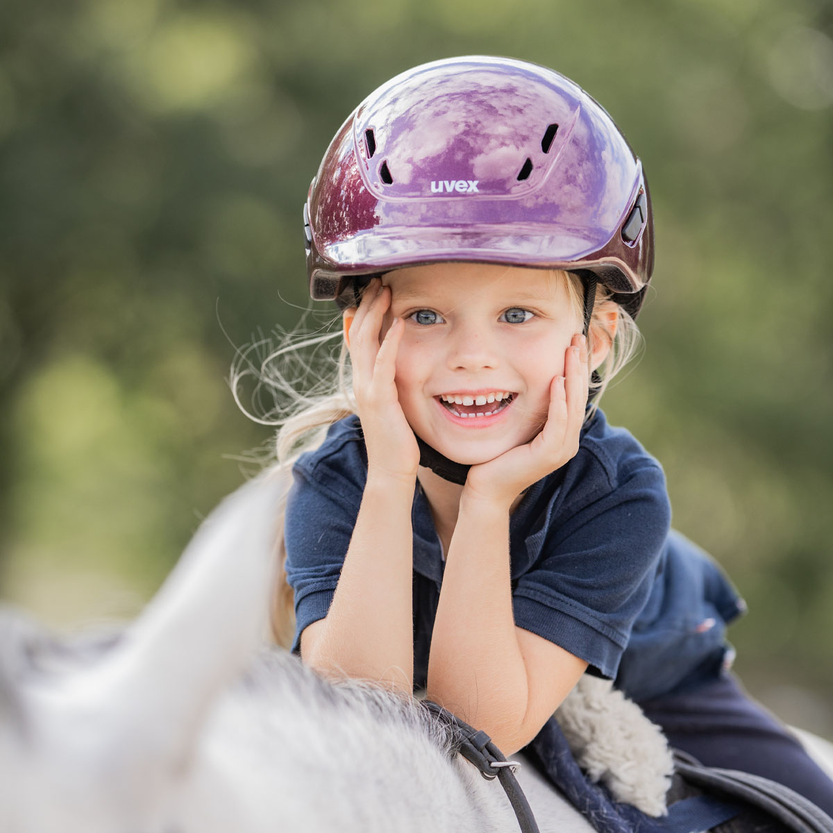 Uvex Kiddoxx Helmet Shiny Burgundy Size 3XS-XS