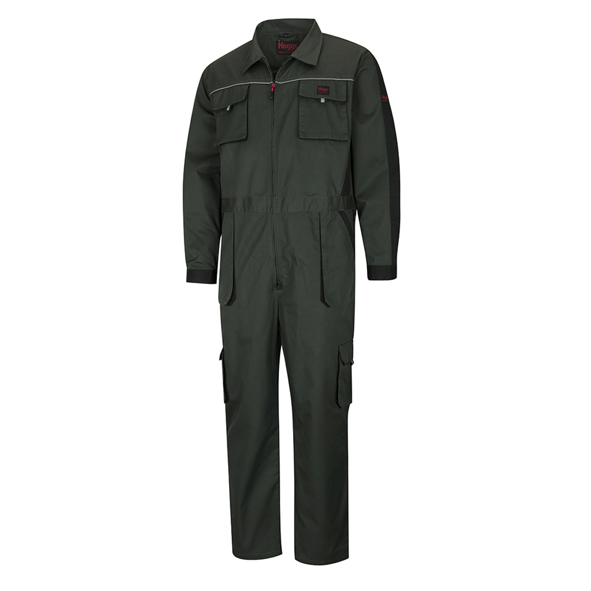 WorkHogg Coverall-Zipped Green/Black 