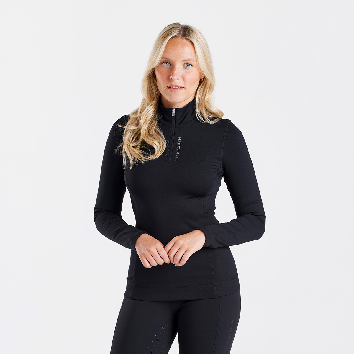 Harry Hall Womens Thermal Baselayer Black