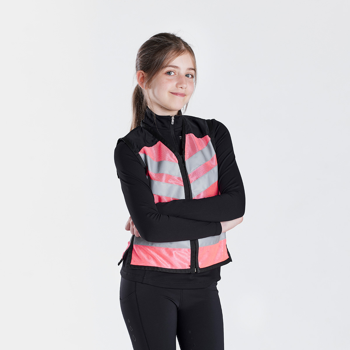 Harry Hall Children's Hi Viz Tabard Pink